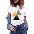 thumbnail image 3 of Eashery Tshirt Women's Crew Neck Blouse Womens Tshirt Tops White S, 3 of 5