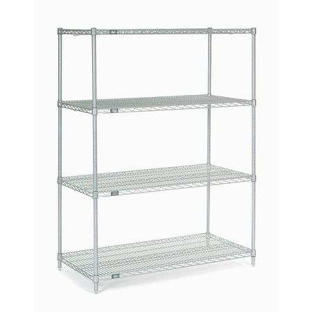 

Nexel Wire Shelving Poly-Z-Brite 48 W x 14 D x 63 H