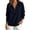 Y89-Dark Blue, variant on Womens Henley Sweatshirts Half Button Collared Pullover Long Sleeve Drop Shoulder Sweatshirt Solid Color Plain Tops