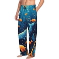 thumbnail image 6 of Hirioo Whimsical Underwater Fantasy for Men's PJ Pajama Pants Sleep Pants Men's Home Trousers with Pockets,S-3XL-Small, 6 of 6