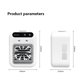 thumbnail image 3 of Acondicionadores de aire portátiles / Mini unidad de CA / Enfriador de aire por evaporación personal pequeño y ventilador humidificador para dormitorio, oficina, automóvil, camping Blanco op, 3 of 5