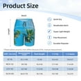 thumbnail image 3 of PAYOHTO Boy Swim Trunks Medium Size 10-12 Teens Boy Beach Board Shorts Palm Trees Over Clear Blue Sky Quick Dry Bathing Suit Swimwear, 3 of 9