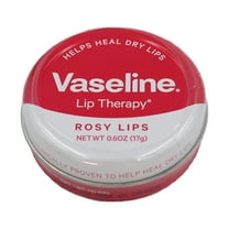 Vaseline Lip Therapy Rosy, 0.6 Oz., Pack of 6