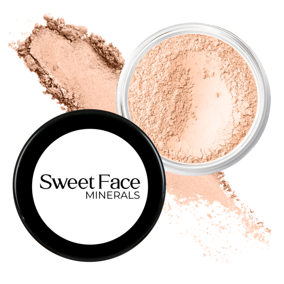Pink Bisque Foundation - 30g Sifter Jar - Loose Powder Mineral Makeup - Sweet Face Minerals