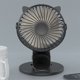 thumbnail image 4 of Mini ventilador portátil de viaje con abrazadera de rotación de 3 velocidades, ventilador de aire de escritorio para el dormitorio de la oficina del automóvil, negro Noticed HA002799-01B, 4 of 6
