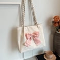 thumbnail image 2 of Bolso de hombro con lazos para mujer, bolso de mano informal versátil, bolso cruzado Simple y espacioso, bolso de viaje de moda, 2 of 6