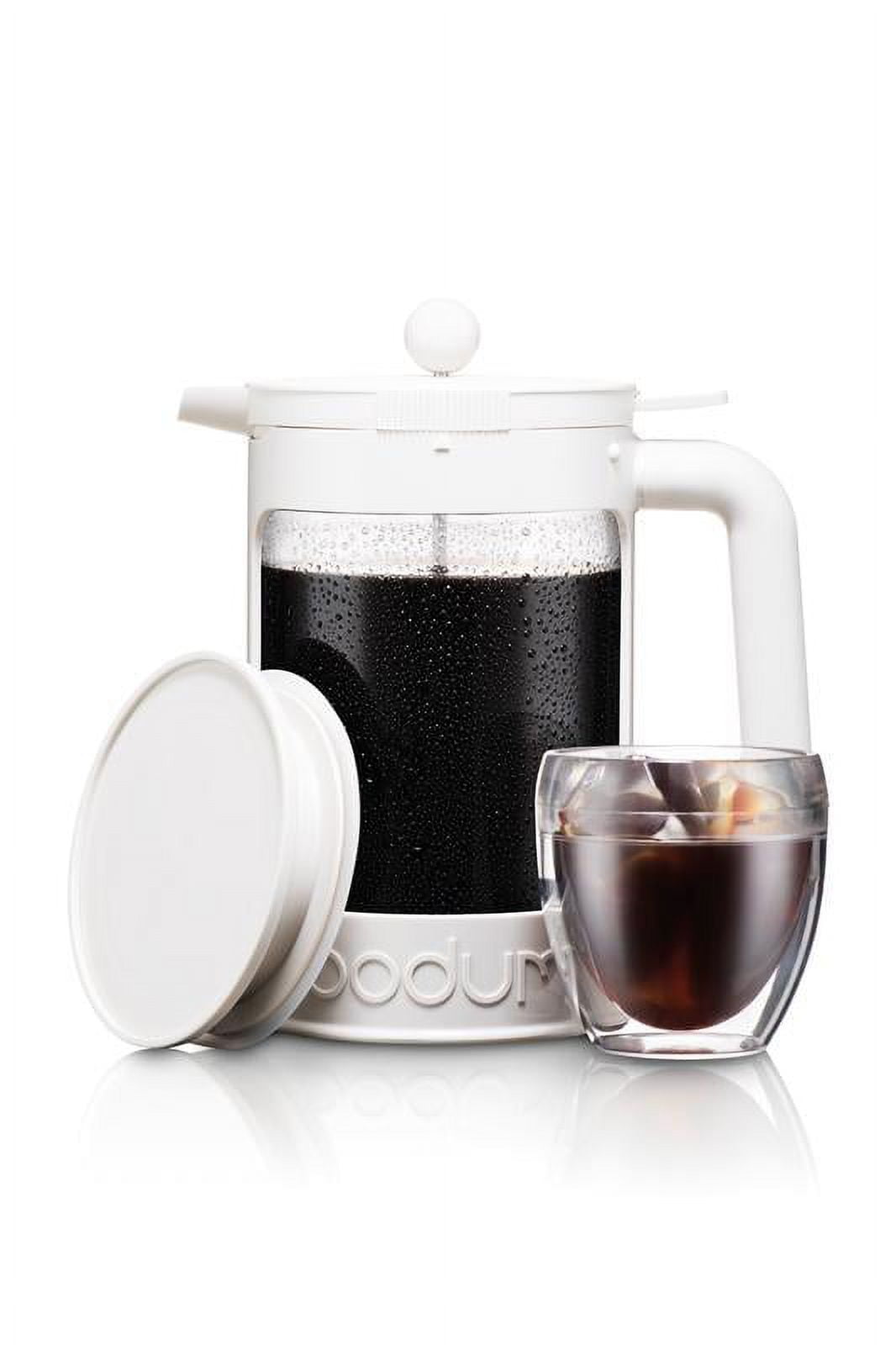 bodum Bean Cold Brew Press and Iced Coffee Maker, 51 Oz., 51 Ounce, Black