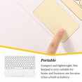 thumbnail image 4 of Tholdsy Teclado inalámbrico compatible con Bluetooth, tableta recargable, teclado de teléfono, trabajo, teléfono móvil electrónico, panel Type2 NO2, 4 of 6