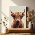 thumbnail image 6 of UXIEQU Highland Cow Canvas Wall Decor 15.75x11.81 Inches, 6 of 8