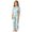 f#138Sky Blue444, variant on HAYIMI Kids Halloween Girls Spring Autumn Button Short Sleeve Lapel Blouse Tops Long Pants Pajama Set Casual Homewear, 10-11 Years