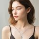 thumbnail image 4 of unbranded Collar Con Colgante De Huella De En Zinc Para Mujer Uso Diario Y Eventos Especiales, 4 of 8