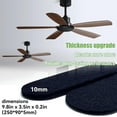 thumbnail image 2 of 12 Pack Ceiling Fan Filters for Blades, Ceiling Fan Filter, Unscented Activated Coconut Shell Carbon Ceiling Fan Air Filter-Easy-Stick Ceiling Fan Air Filters, Universal Ceiling Fan Blade(10mm thick), 2 of 7