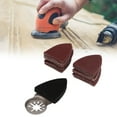 thumbnail image 1 of SandingPaper Set, 51pcs Oscilating SandingPaper Kit de Disco de Lijado Gran Compatibilidad 5 Tipos para Madera Funcionando -, 1 of 7