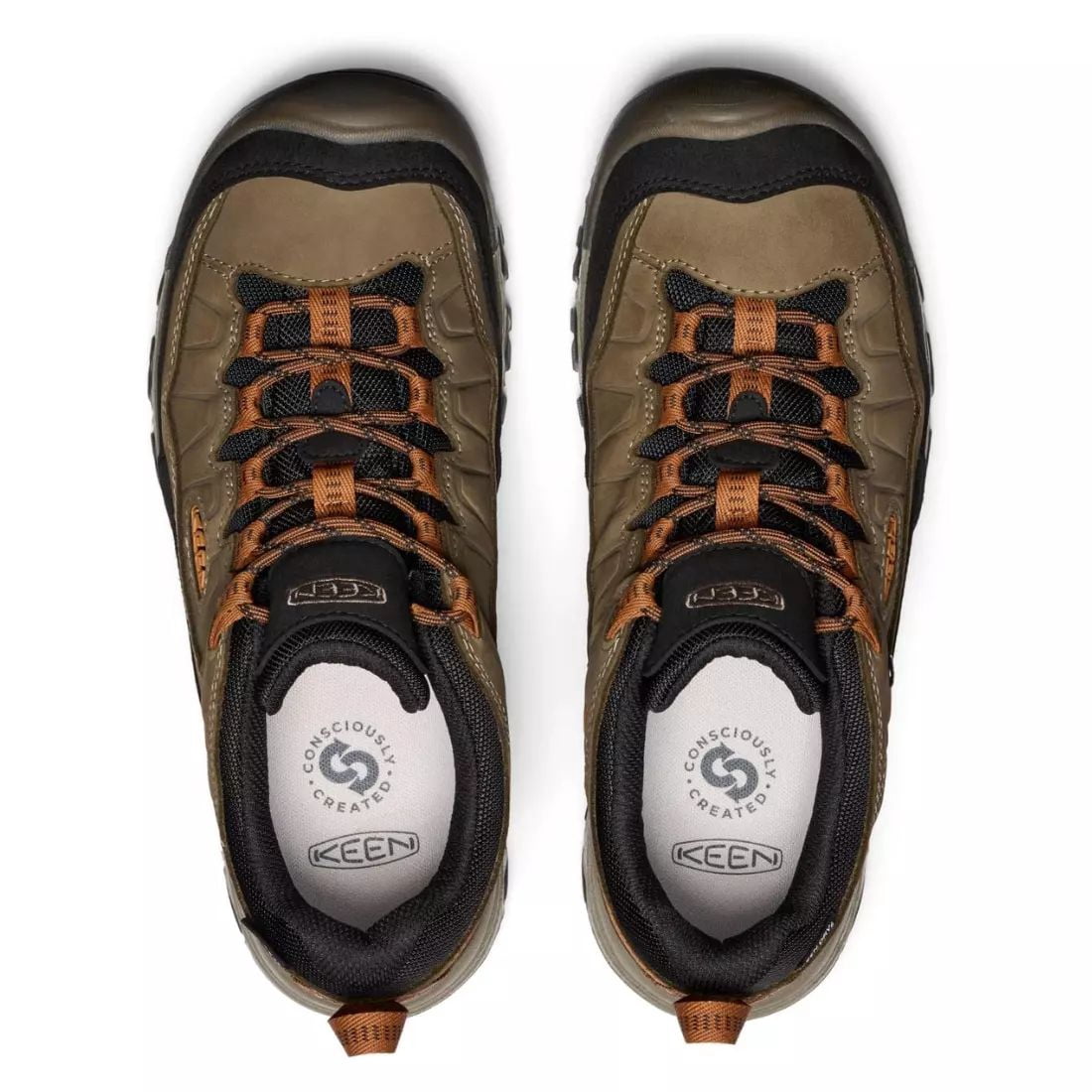 Keen Men's Targhee IV Waterproof Hiker Shoes, Turtle Brown, Size 11