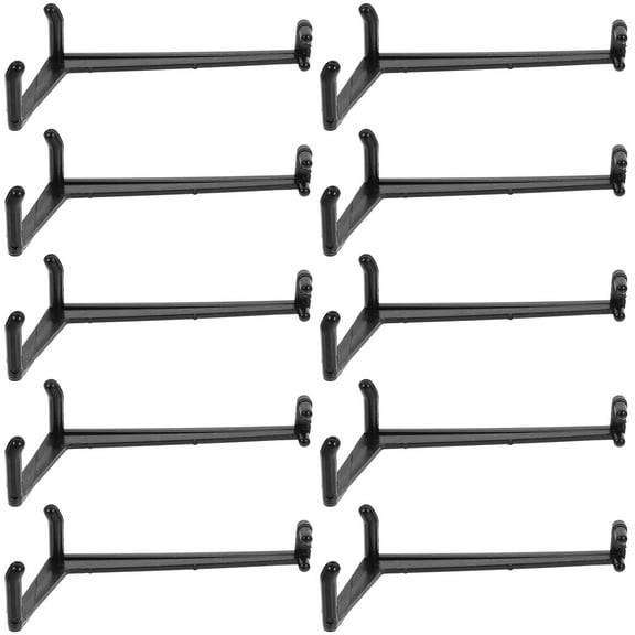 ifundom Plant Branch Fixing Tools Bending Clamps Black 10 Pcs Garden Plant Support Accessories