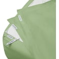 thumbnail image 2 of Zip On Fitted SheetS Full XL Size(54X80) - Includes 1 Bottom Fitted Base + 2 Zip Sheets - Fit's 12” In Deep Pocket - Zip Sheets Easy to Change - 600 TC Cotton Fitted Sheet - Sage Green Color, 2 of 8