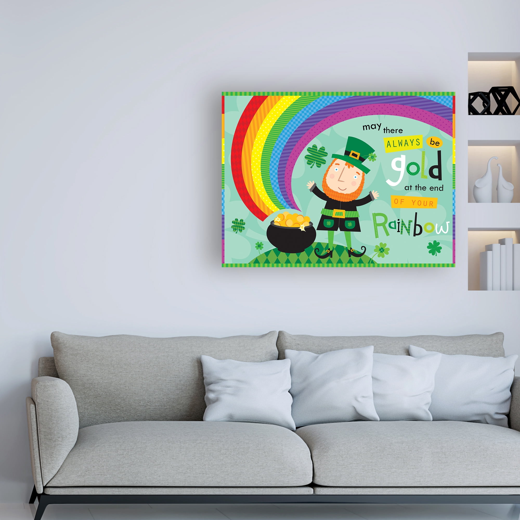 Trademark Fine Art 'St Patty's 2' Canvas Art by Holli Conger