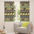 thumbnail image 2 of jejeloiu Vintage Aztec Print Curtains Pack of 2 (42x84 Each),3D Texas Stars Curtains Blackout,Rustic Bull Skull Bedroom Curtains For Adults,Luxury Bedroom Decor, 2 of 6