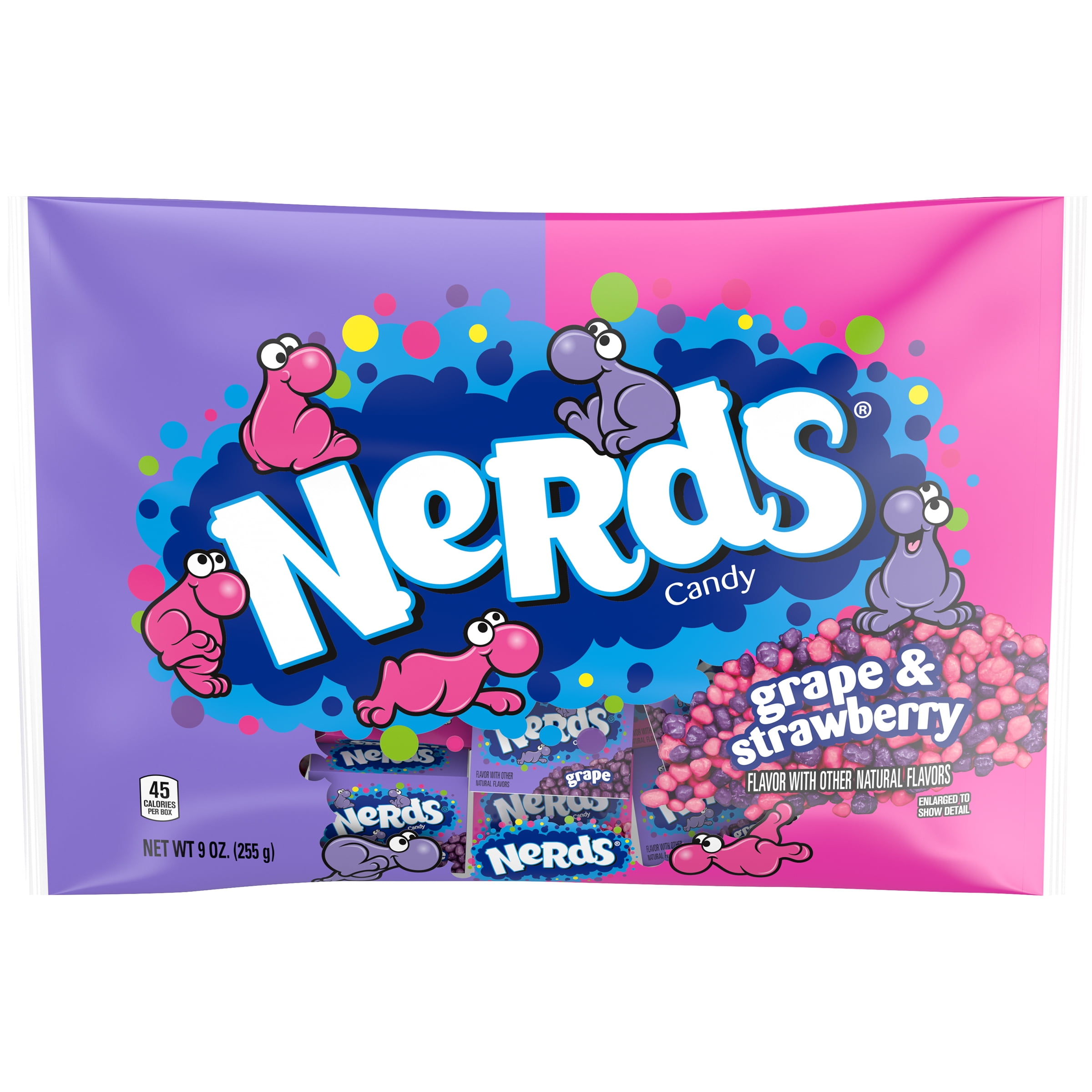 Nerds Gotta-Have Grape & Seriously Strawberry Halloween Candy Variety Pack, 9 oz