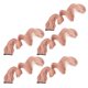 thumbnail image 5 of 5 uds extensión de Cabello resalta Postizo Ticfox Moda largo rizado color pomelo rosa Clip en Postizo, 5 of 14