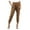 Khaki, variant on Fesfesfes Women Pant Fashion Casual High Waist Trousers Slit Pocket Solid Color Length Pants Sale Items