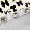thumbnail image 4 of Manfei Dreamy Cream Bowknot Blackout Curtains Set of 2 (52x84 Each) for Girls, Fairy Tale Princess Window Curtains, Kawaii Cute Cartoon Curtains and Drapes, Window Curtains Bedroom Decor, 4 of 6