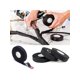 thumbnail image 1 of 1 Roll 15M Adhesive Cloth Fabric Tape Cable Looms Wiring Harness For Car Auto Black Wiring Harness 32mm 25mm 19mm 9mm Black Velvet Wiring Bundle Flame, 1 of 5
