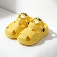 thumbnail image 4 of Gyujnb Unisex Kids' Closed Toe Clogs Sandals Adjustable Strap Breathable Water Shoes for Beach & Pool, Closed Toe Flat Heel,3-4 Years, 4 of 6