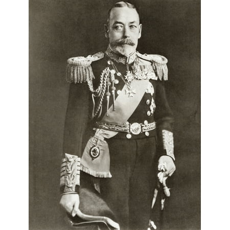 George V George Frederick Ernest Albert 1865 Canvas Art - Ken Welsh Design Pics (13 x 17)