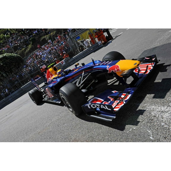 Mark Webber Poster F1 Red Bull #2 Art Poster 24x36 Multi-Color Square Adults Best Posters