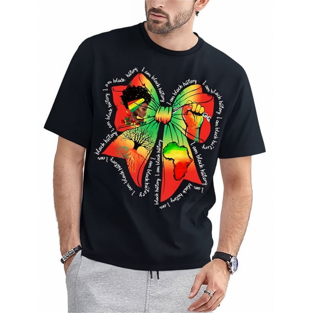 Coquette Bow Black History Is American Patriotic African T-Shirt