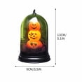 thumbnail image 2 of Halloween LED Luminous Decor, Pumpkin Shaped Skull Light Ornament, Spooky Glowing Desktop Prop for Bar, KTV, Home Indoor Tabletop Layout, Halloween Festival Party Decoration, 2 of 4