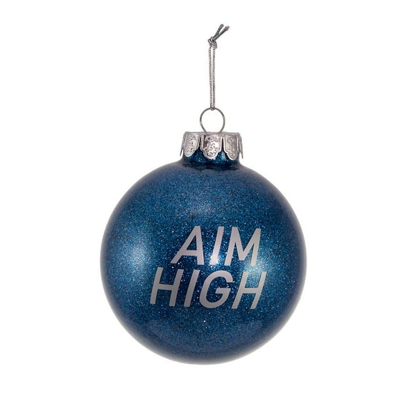 Kurt Adler 80Mm U.S. Air Force "Aim High" Ball Ornament
