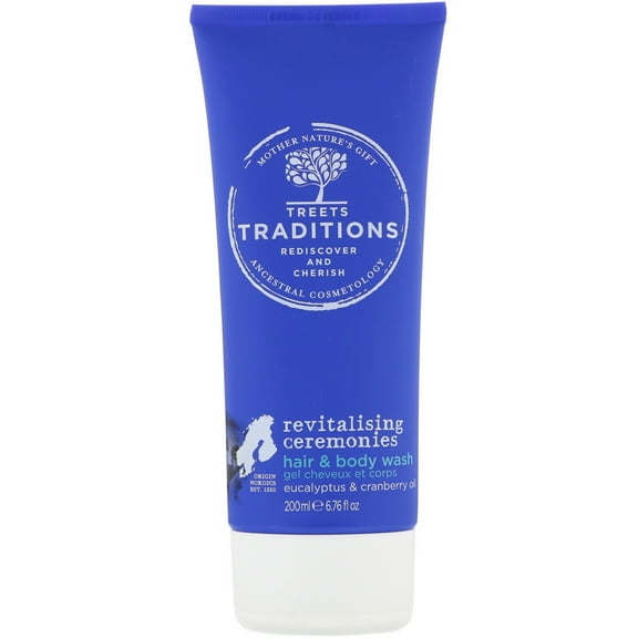 Treets  Revitalising Ceremonies  Hair   Body Wash  Refreshing Eucalyptus  6 76 fl oz  200 ml