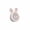 Gray, variant on Njoeus Adorable Bunny Alarm Clock with Night Light Smart Settings Adjustable Brightness Multiple Ringtones for All Ages Brings Cute Decor and Gentle Wake-Up for Bedrooms