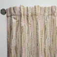 thumbnail image 3 of Designart 'Palm Golden Leaves I' Mid-Century Modern Curtain Panel, 3 of 5