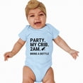thumbnail image 4 of kpoplk Baby Girl Clothes Cotton Bubble Romper Floral Summer Bodysuits Short Sleeve Infant Outfit Set Size 3-6 Months,Blue, 4 of 4