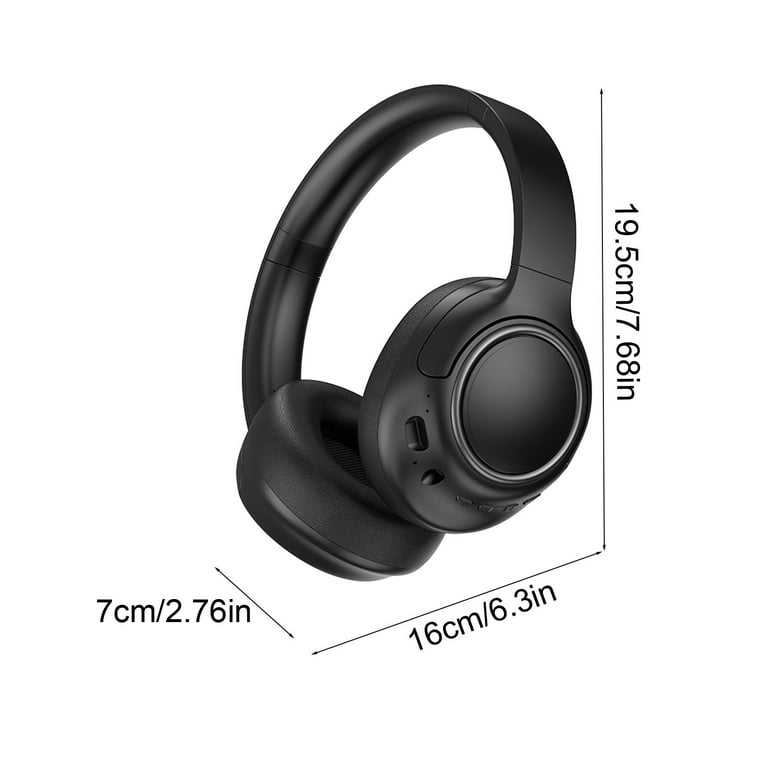 InsCrazy Wireless Over-Ear Headphones Long Battery Headset for