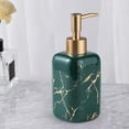 thumbnail image 5 of Marble Pattern Soap Dispenser Lotion Bottle 300ml for Bathroom Home Kitchen Countertop, 5 of 7