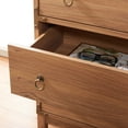 thumbnail image 6 of SAFAVIEH Galio Contemporary 3 Drawer Chest, Oak/Gold (30.7 in. W x 18.5 in. D x 30.6 in. H), 6 of 15