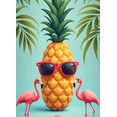 thumbnail image 3 of Flamingo Pineapple ALOHA Banner Tropical Party Decoration for Beach Vacation Luau Summer Events, 3 of 7