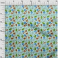 thumbnail image 3 of oneOone Cotton Flex Sky Blue Fabric Pear Craft Projects Decor Fabric Printed By The Yard 40 Inch Wide, 3 of 4