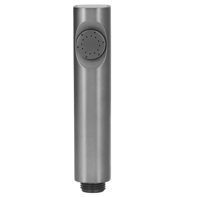 Rociador de ducha de bidé de mano G1/2 rosca macho cabezal de ducha de inodoro ergonómico con presión de agua ajustable gris