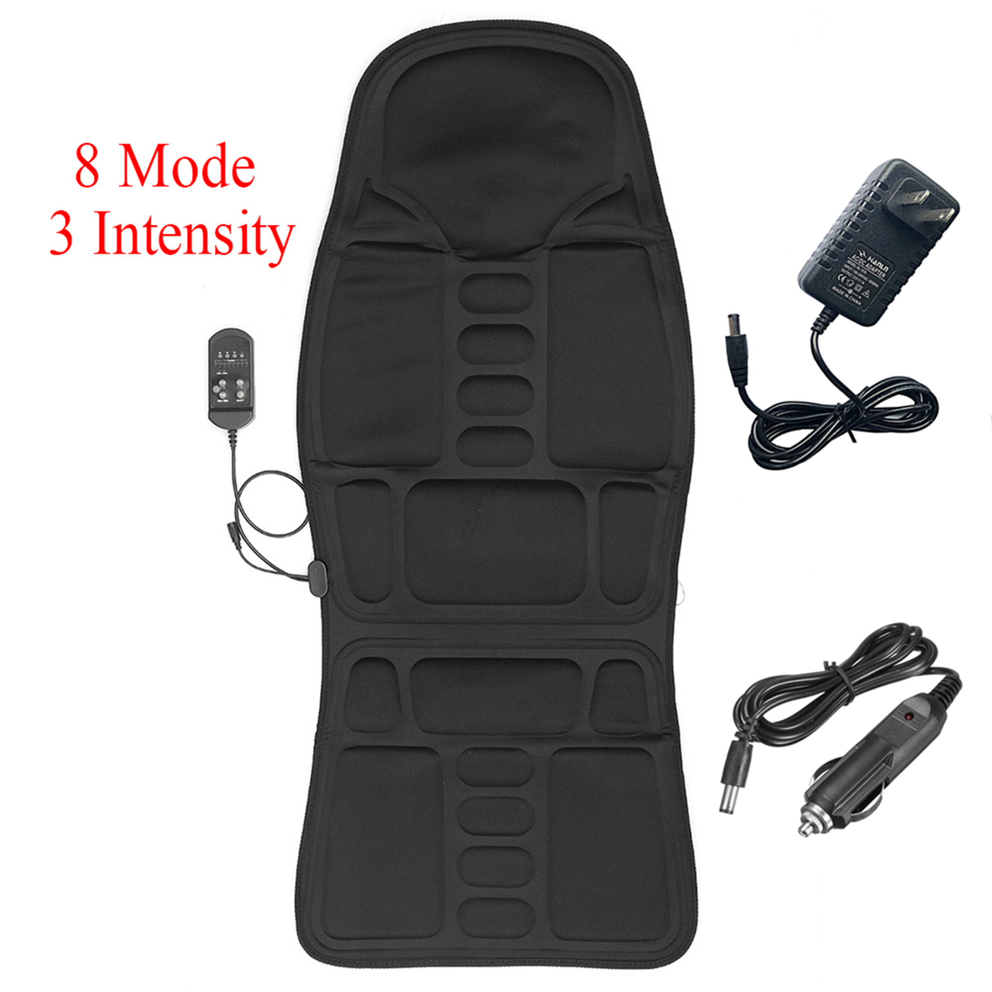 Youloveit Car Home Chair Seat Shiatsu Back and Neck Massager with Heat Kneading Massage at Home, Car, Office Massage Shiatsu Massagers Relieve Muscle Pain for Back Shoulder and Neck - image 3 of 7
