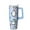 Light-blue, variant on 30oz Santa Tumbler with Lid and Straw Christmas Stainless Steel Insulated Cup Holiday Gifts