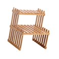 thumbnail image 4 of koolsoo Desktop Flower Pot Holder Decor Rustic Display Rack for Counter Home Balcony 2 Layer 27cm, 4 of 9
