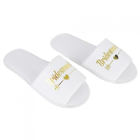 

Slippers Print Slippers Cotton Reliable Party For Hotel Bridesmaid
