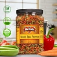 thumbnail image 3 of Dehydrated Dried Red and Green Bell Peppers Mix by It's Delish -  16 Oz 1 lb Jumbo Reusable Container - Sealed to Maintain Freshness - Chopped & Dried Vegetable Spice Seasoning, 3 of 7