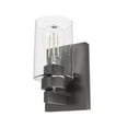 thumbnail image 2 of Hunter - Hartland 1-light Noble Bronze, Small Sconce Light, Dimmable, Transitional Style, for Bedrooms, Dining, Living Rooms - 13073, 2 of 6