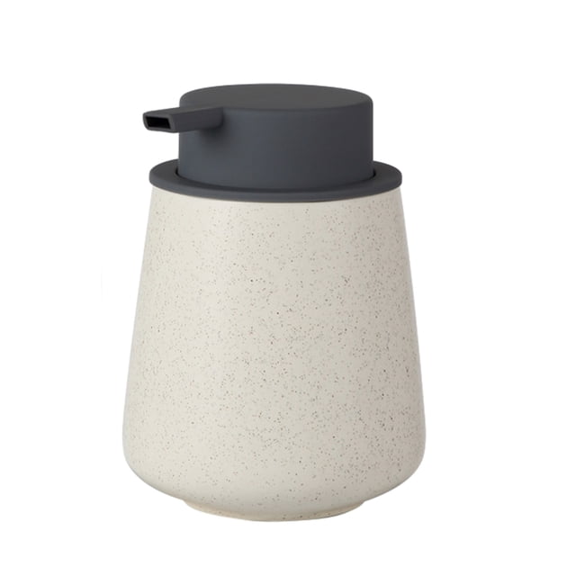 Dispensador de jabón de manos en loción de cerámica, fácil de presionar la bomba, dispensador de desinfectante de manos para baño rellenable
